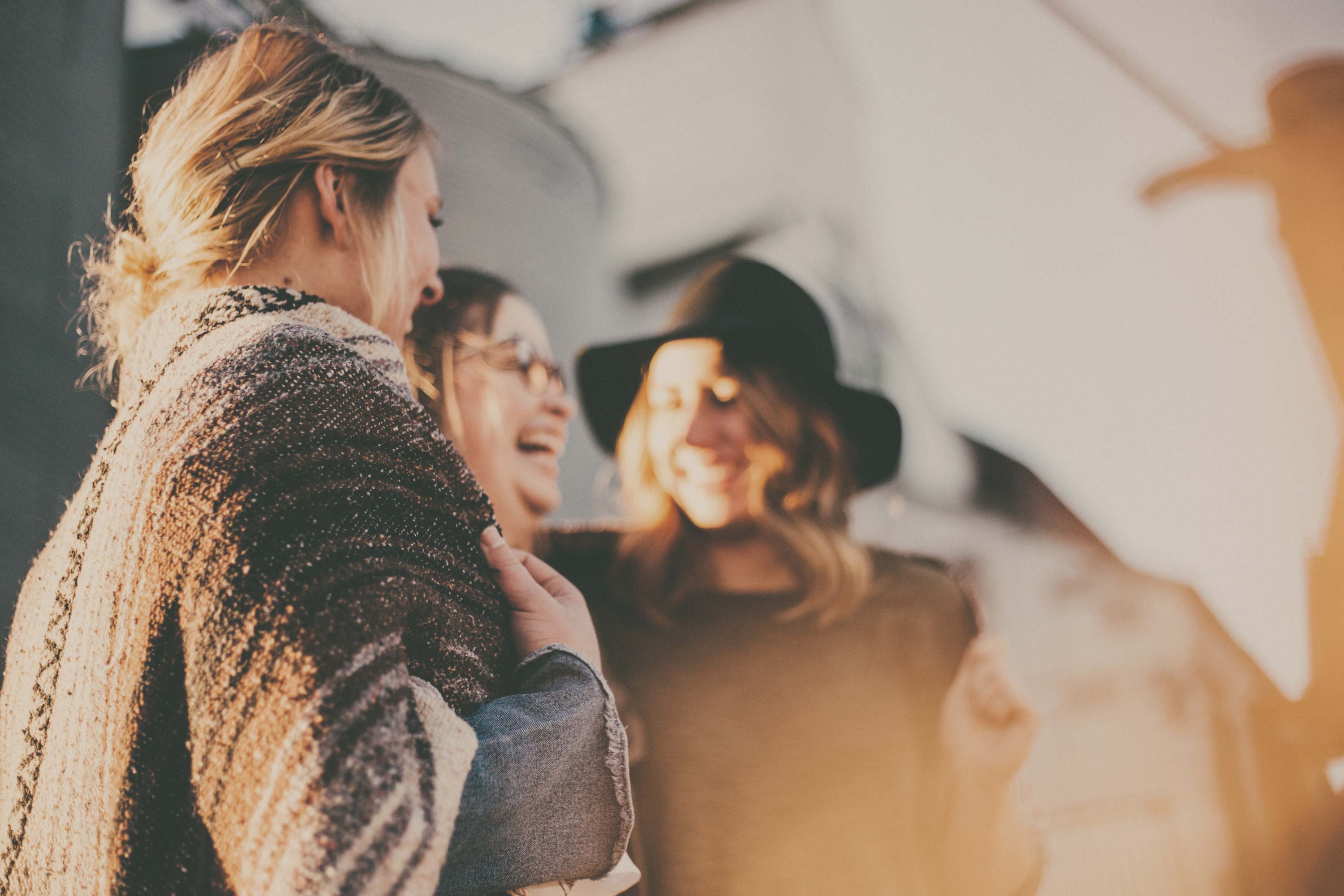 Group of women laughing together